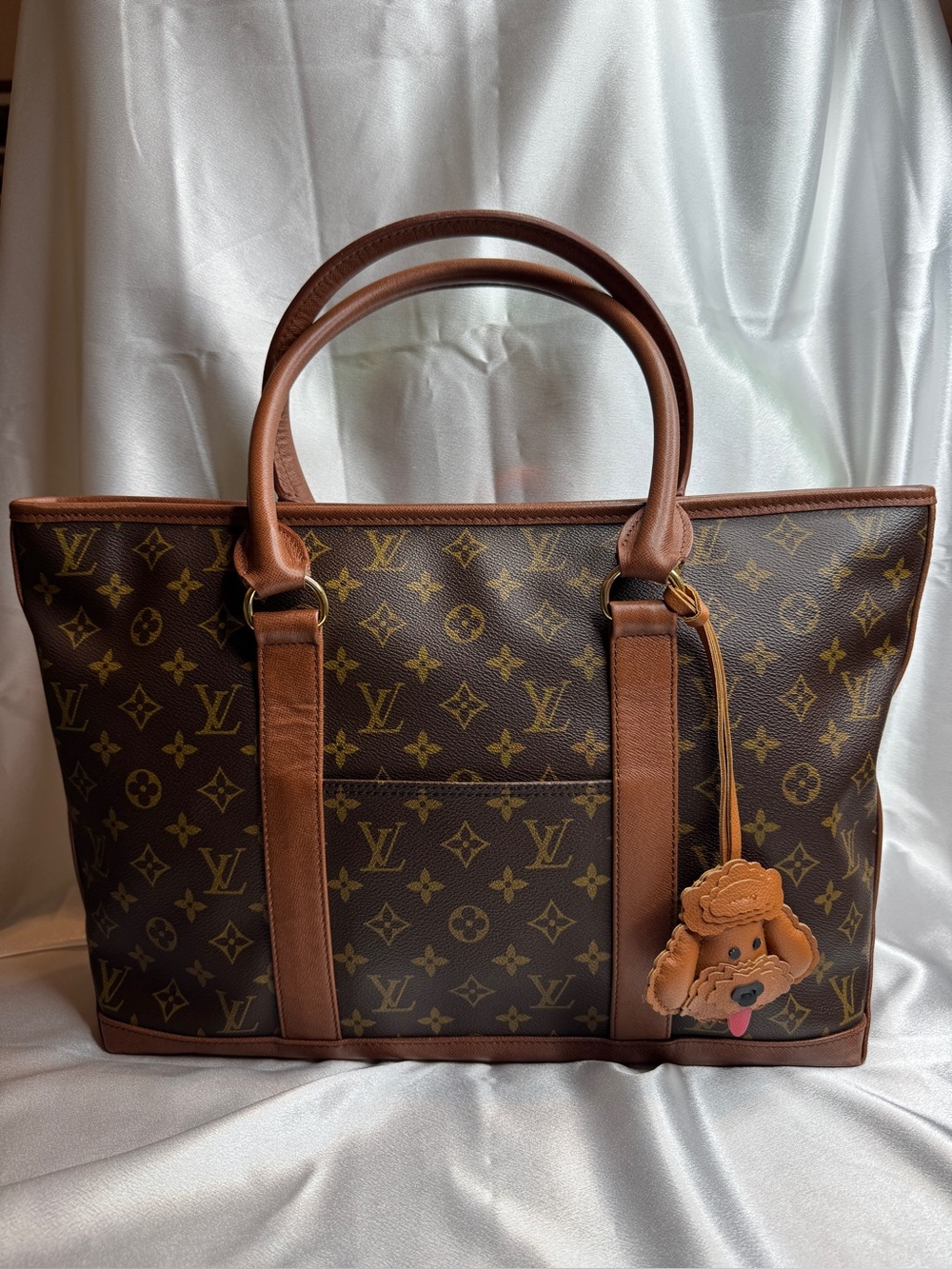 Louis Vuitton Monogram PM Weekender Tote Bag with COA